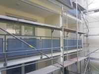 Gel&auml;nderlackierung, Fassade + Balkone Anstrich